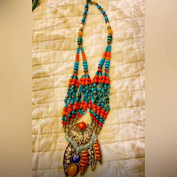All I can tell you about this necklace! my husband bought it for me in Africa - Picture 1 of 1